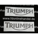 Triumph Schriftzug Logo  33mm x 120mm Aufkleber Sticker...