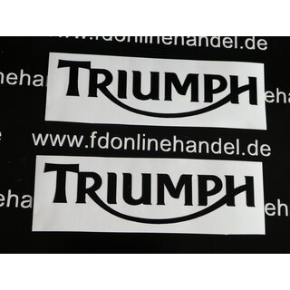 Triumph Schriftzug Logo 33mm x 120mm Aufkleber Sticker Schwarz - FD O, 5,90  €