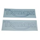 Triumph Schriftzug Outline Logo 38mm x 130mm Aufkleber...