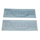 Triumph Schriftzug Outline Logo 38mm x 130mm Aufkleber...