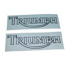 Triumph Schriftzug Outline Logo 38mm x 130mm Aufkleber...