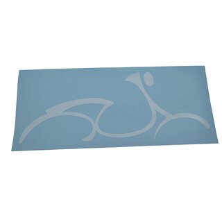Vespa Aufkleber Roller Autoaufkleber Logo Sticker Design Weiss