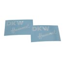 DKW Hummel Aufkleber Set DKW Hummel 101 112 113r weiss