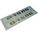 Deutz 4506 Haubenaufkleber Aufkleber Emblem Schriftzug Gold