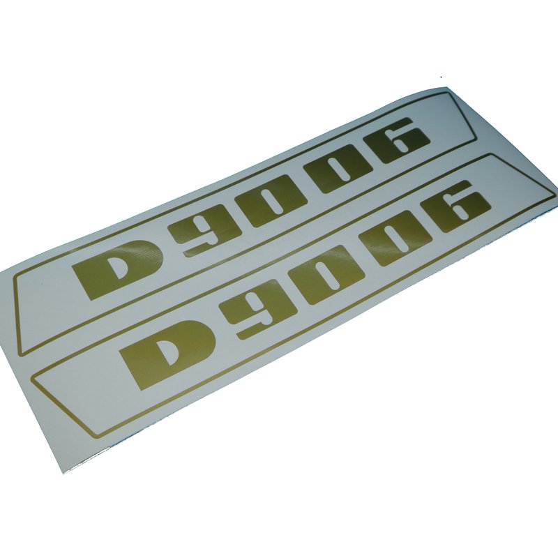 Deutz D6006 Aufkleber gold Logo Emblem Sticker Label 