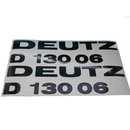 Deutz D 13006 Aufkleber Emblem Schriftzug Haubenaufkleber...