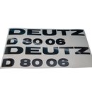 Deutz D 8006 Aufkleber Emblem Schriftzug Haubenaufkleber...