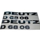 Deutz D 6806 Aufkleber Emblem Schriftzug Haubenaufkleber...