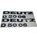 Deutz D 5006 Aufkleber Emblem Schriftzug Haubenaufkleber...