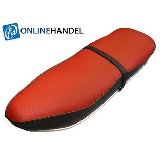 Zndapp Roller R50 RS 50 1.Serie Sitzbankbezug Rot-Schwarz