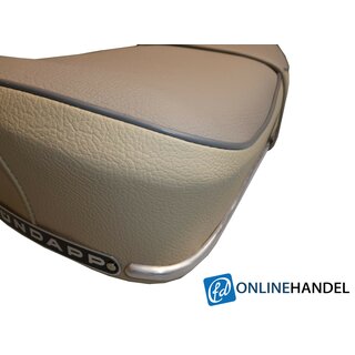 Zndapp Roller R50 RS 50 1.Serie Sitzbankbezug Weiss-Grau