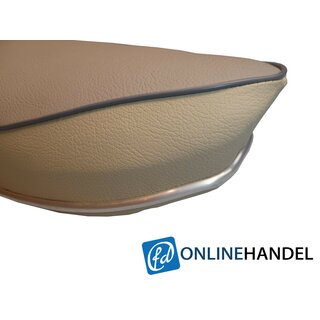 Zndapp Roller R50 RS 50 1.Serie Sitzbankbezug Weiss-Grau