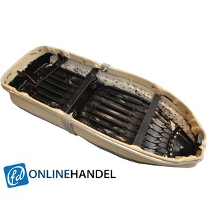 Zndapp Roller R50 RS 50 1.Serie Sitzbankbezug Weiss-Grau