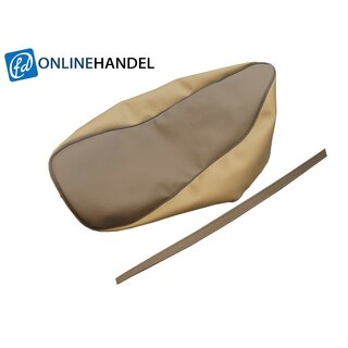 Zndapp Roller R50 RS 50 1.Serie Sitzbankbezug Weiss-Grau