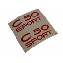 Zndapp C 50 Sport Aufkleber Verkleidung Schriftzug...