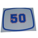 Zndapp Aufkleber 50 Hai 50 Frontmaske 448-19.125...